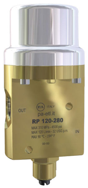 RP120/280 Pneumatic On-Off Valve