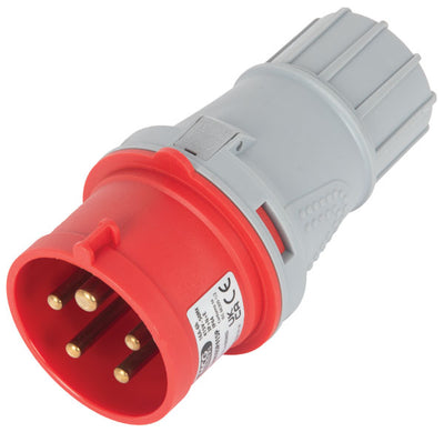 Industrial Plug - Red 415V 16 Amps