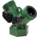 Dual Garden Hose Shut-Off Tap