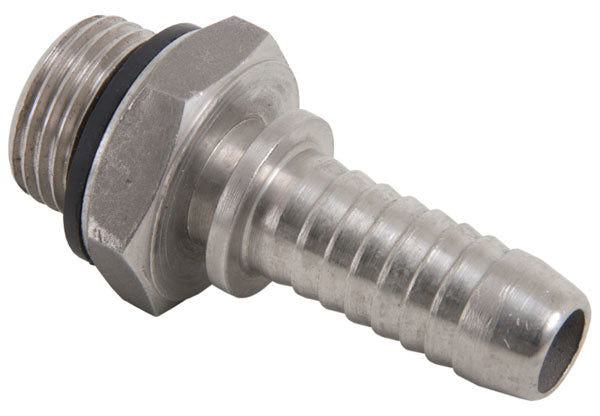 Stainless Steel Hose Barbs - Up to 40 Bar