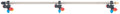 1070mm Boom Assembly - Triple Nozzle Heads