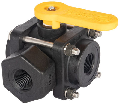 Banjo 3 Way Ball Valve - T Port 9901-V075SL