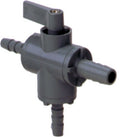 3 Way Ball Valve - L Port 326-6B6B6B-E-PV