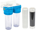 10" FP3 Filter Kit - 80µ Net + Act. Carbons
