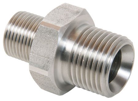 Stainless Steel BSP Nipple - 600 Bar