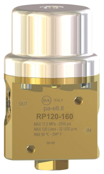 RP120/160 Pneumatic On-Off Valve