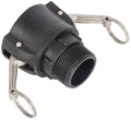 Snaplock Type B Cam Lever Coupler - Polypropylene