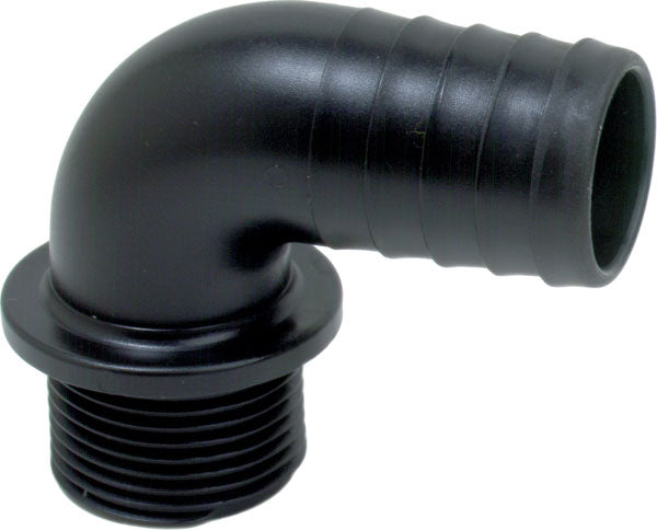 90° Hose Barb x Male Thread