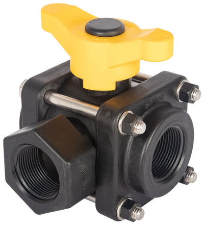 Banjo 3 Way Ball Valve - T Port 9901-V125SL
