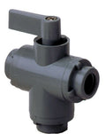 3 Way Ball Valve - L Port 326-2F2F2F-B-PV