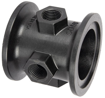 Flanged Coupling with Gauge Port