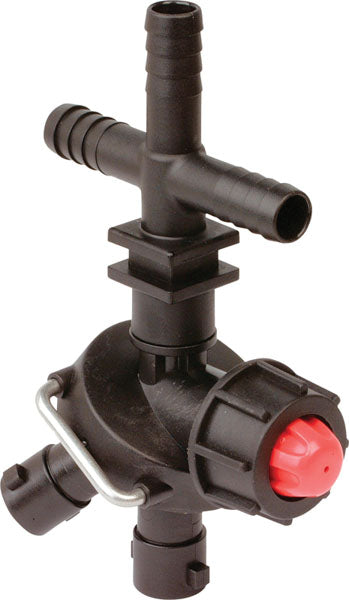 Dry Boom Triple Nozzle Holder with Valve 8240009