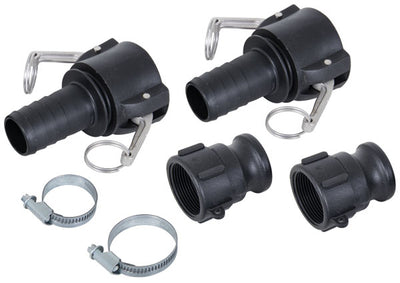 1"1/2 Polypropylene Cam Lever Kit