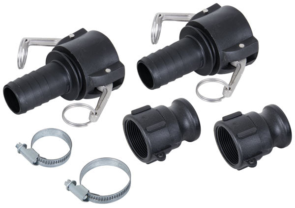 1"1/2 Polypropylene Cam Lever Kit