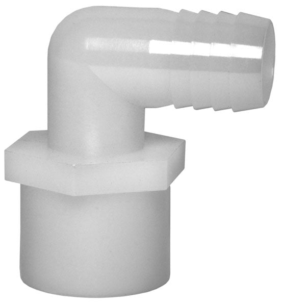 90° Hose Barb x Female Thread