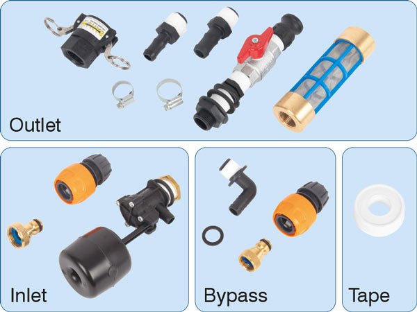 Pressure Washer Buffer Tank Fittings Kit