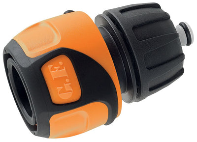 Soft Touch Garden Hose QR Coupler with Valve