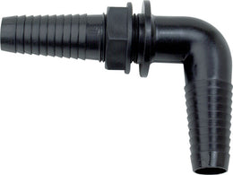 90° Pipe Fitting with Back Nut