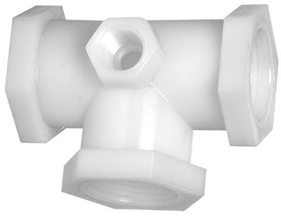 Tee with Gauge Port