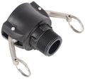 Snaplock Type B Cam Lever Coupler - Polypropylene