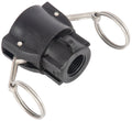 Snaplock Type D Cam Lever Coupler - Polypropylene
