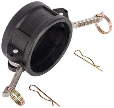 Snaplock Type DC Cam Lever Cap - Polypropylene