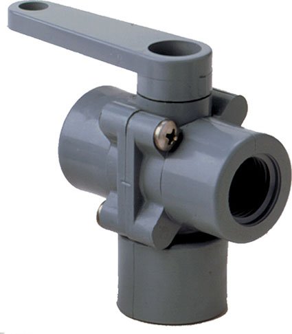 3 Way Ball Valve - L Port 351-4F4F4F-B-PV
