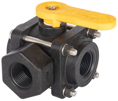 Banjo 3 Way Ball Valve - T Port 9901-V100SL